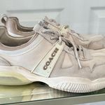Coach Women’s Beige Sneakers AS IS Sz 9.5 Photo 0