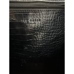 Ted Baker London Black Embossed Croc Faux Leather Tote Bag Photo 6