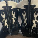 Cowboy Boot Heels Black Size 7 Photo 1