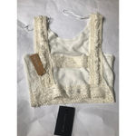 Signature 8 floral crotchet cropped top Size S Photo 1