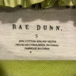 Rae Dunn Lucky Tie Dye Blue White Casual Preppy Stretch Short Sleeve Tee Shirt Photo 2