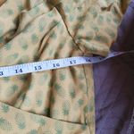 Sugar Lips Hawaiian Pineapple Print size L Puff Sleeve Mini Dress yellow green Photo 7