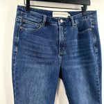 Soft Surroundings Soft Surrounding Cropped Raw Hem Dark Wash High Rise Jean Size 10 Petite Photo 1