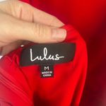 Lulus Hey Honey Red Backless Bodycon Sheath Dress Sexy Cocktail MD Photo 10
