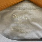 Zoe & Liv Women’s “I have enough plants” light blue short sleeve shirt Medium Photo 2