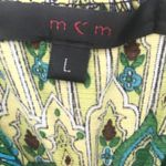 Moa Moa new  [McM] ❤︎ Sharkbite Hem Print Braided Strap Cami ❤︎ Mixed Green Print Photo 4