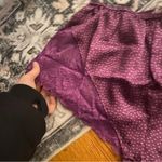Free People NWT FP Dark Purple Lace Trim Sleepwear Shorts Photo 2