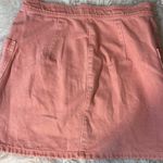 Madewell  light pink Rigid Denim high-waist straight mini skirt 27 Photo 12