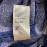 Anthropologie  Maeve Maria Pant Trouser Flared Paisley Print Metallic Blue Size 0 Photo 11