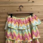 Tularosa NWT  Size Small Finley Bright & Neon Tiered Cotton Mini Dress Photo 5