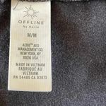 Aerie Offline Black Sporty Cotton Blend Cropped Women’s Tank Top SZ M Photo 6