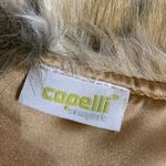 Capelli New York Women's Brown, white & black Faux Fur Vest - Size XL Photo 5