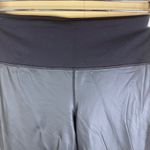 Athleta  High Rise Gleam Faux Leather Front Tight Black Women's Size: M Goth Photo 1