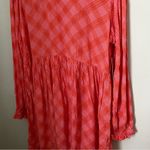 BP  Dress Pink Plaid Ian Long Sleeve Casual Neutral Photo 3
