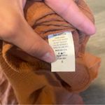 Bucketlist Mocha Having A Blast Oversized Romper 100% Cotton Women’s Size Small Orange Photo 5