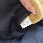 Euro 100% Silk Beaded Top Black Size L Photo 5