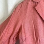 White Stag Pink Linen Blend Button Up Lightweight Jacket Size Small 4/6 Photo 3