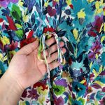 NWT Winlar Kaftan House Dress Beach MuMu OS Fits Most Blue Floral Long Multiple Photo 1