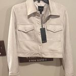 Cream Women's Cropped Jacket Tan Size undefined Photo 0