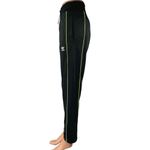 Adidas Women's Black High Rise Drawstring Straight Leg Trousers Sweatpants Sz M Photo 1