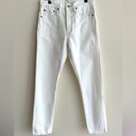 Levi's Levi’s 501 Women’s White Skinny Jeans, Button Fly Pants, Size Small Photo 4
