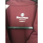 Holloway  Performance Women's Size Large Burgundy White Polo Shirt NASCAR Racing Photo 2