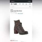 OTBT $168  Oregon Heel Hiker Leather Boots in brown 8 Photo 8