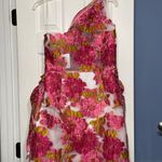 Showpo Bailey Dress in Pink Floral Photo 3