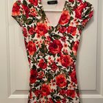 Floral Print Bodycon Dress Multi Photo 2