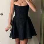 House Of CB  SERENITA BLACK MINI DRESS XS Photo 1