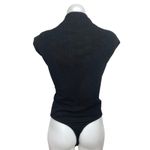 We Wore What Danielle Bernstein By  Black Crew Neck One Piece Bodysuit Top Size M Photo 1