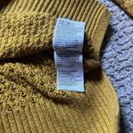 American Eagle Woman's XL Mustard Yellow Long Sleeve Knit Shirt Photo 11