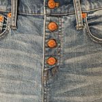 Madewell  Women's High Rise Denim Shorts Light Wash Cut Off Button Fly Size 26 A4 Photo 3