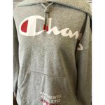 Champion  Small Hoodie Sweatshirt Hooded‎ Spell Out Zipper Hood Graphic Pullover Photo 6