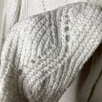 Love by Design Open Knit Crew Neck Long Sleeve Sweater White Pullover Size XL Photo 9