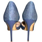 Shoe Republic LA  Elegant Navy Blue denim Stiletto Heels Photo 6