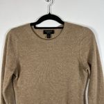 Charter Club  100% Cashmere Sweater Tan‎ Womens Size S Crewneck Pullover Neutral Photo 2