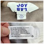 Joy Lab Cropped Sweatshirt Ombre Tie Dye Thumb Holes Gray White Athleisure XL Photo 4