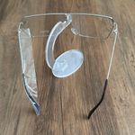 Stylish Clear Frame Women's Glasses Silver Photo 6