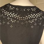 Idyllwind  Black Sleeveless Fringe Top Western Style Size Medium Photo 7