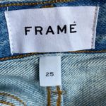 frame denim Frame Le Cutoff Fullerrah blue denim distressed shorts 25 Photo 3