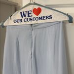 Forever 21 Baby Blue Maxi Skirt with Leg Slit and Wrap Belt Photo 7