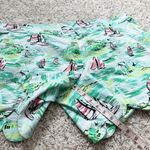 Crown & Ivy Scalloped Hem Sailboat Plus Size Shorts White Blue 24W Pockets Photo 6