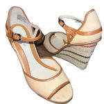 Lela Rose🦎for Payless Espadrille Wedge Sandals🌵 Tan Size 6.5 Photo 0