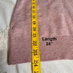 Vila Milano  Wool Blend Sweater Size XL‎ Lavender Pleated Ruffle Collar Cuffs Photo 7