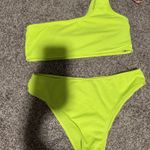 New Bright Shein Bikini Set Green Size M Photo 1