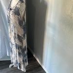 Simply Couture  Blue and Cream Maxi Dress Photo 2