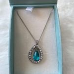 Adrian Buckley NIB England Jewellery Necklace with Silver and Light Blue Pendant Photo 4