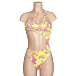 frankie's bikinis NEW  Makie Terry One Piece Swim, Peace Terry, XS Photo 5