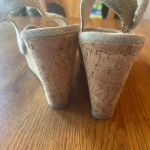 Maurice's  Cork Wedge Heels Sz 10 Danielle Slingback Open Toe Cute! EUC! Bin‎ A Photo 4